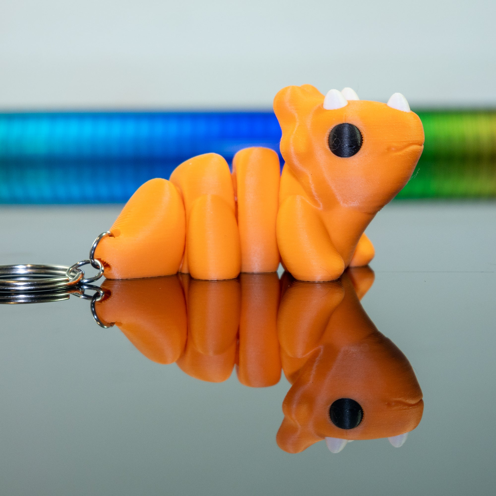 Dinosaur - Triceratops Keychain