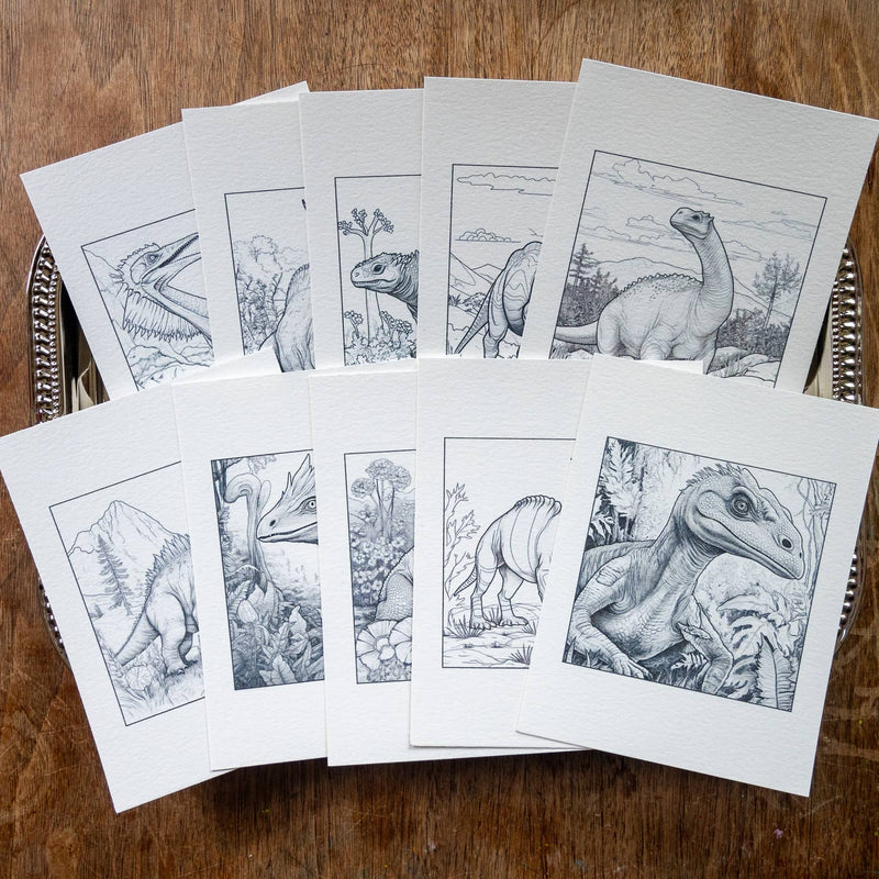 Dinosaurs WaterColor Set