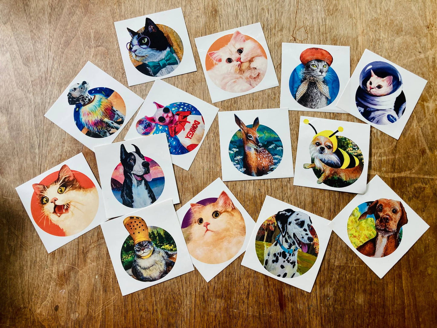 Temporary Tattoos ~ Set of 14 Animal Tattoos
