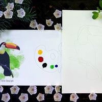 Birds Individual Cards | watercolor painting kit, watercolor kit, DIY Watercolor, Beginner paint kit, Art kit, bird painting