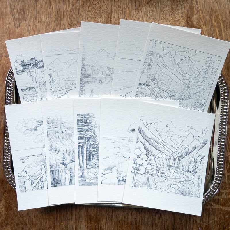 Landscape WaterColor Set