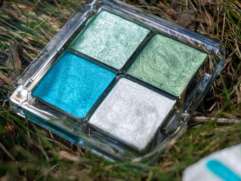 Mint Mirage Watercolor Shimmer Paint Set
