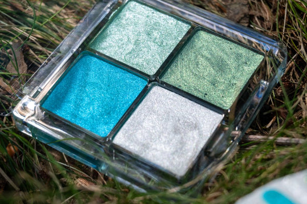 Mint Mirage Watercolor Shimmer Paint Set