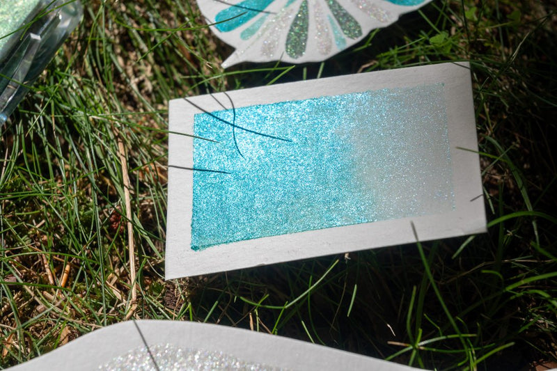Mint Mirage Watercolor Shimmer Paints