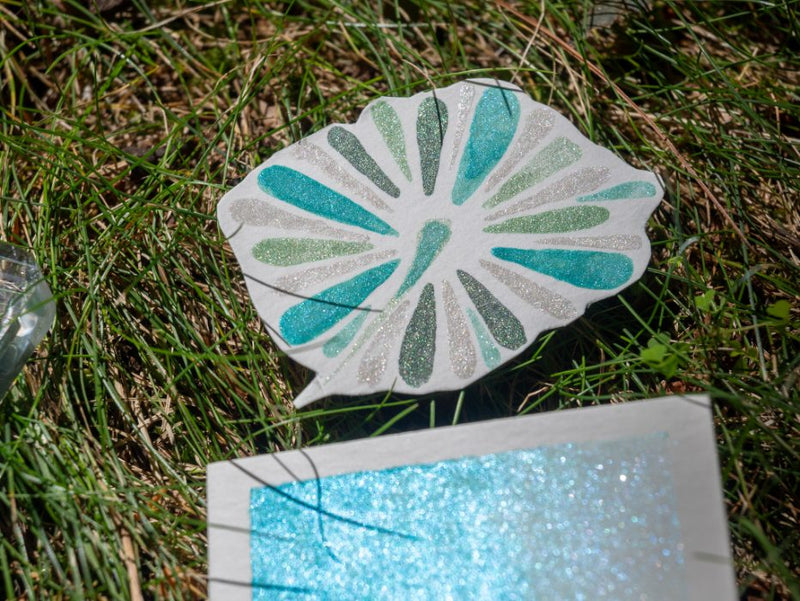 Mint Mirage Watercolor Shimmer Paints