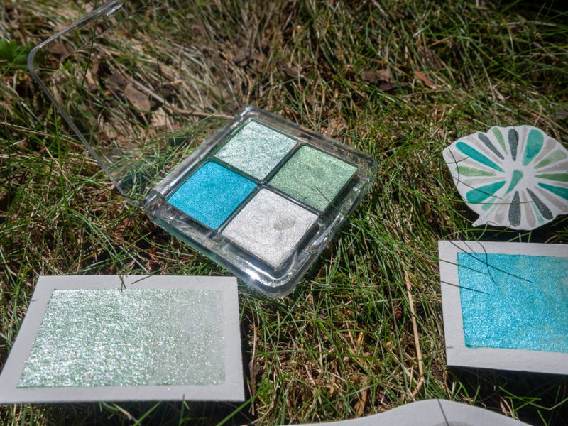 Mint Mirage Watercolor Shimmer Paints