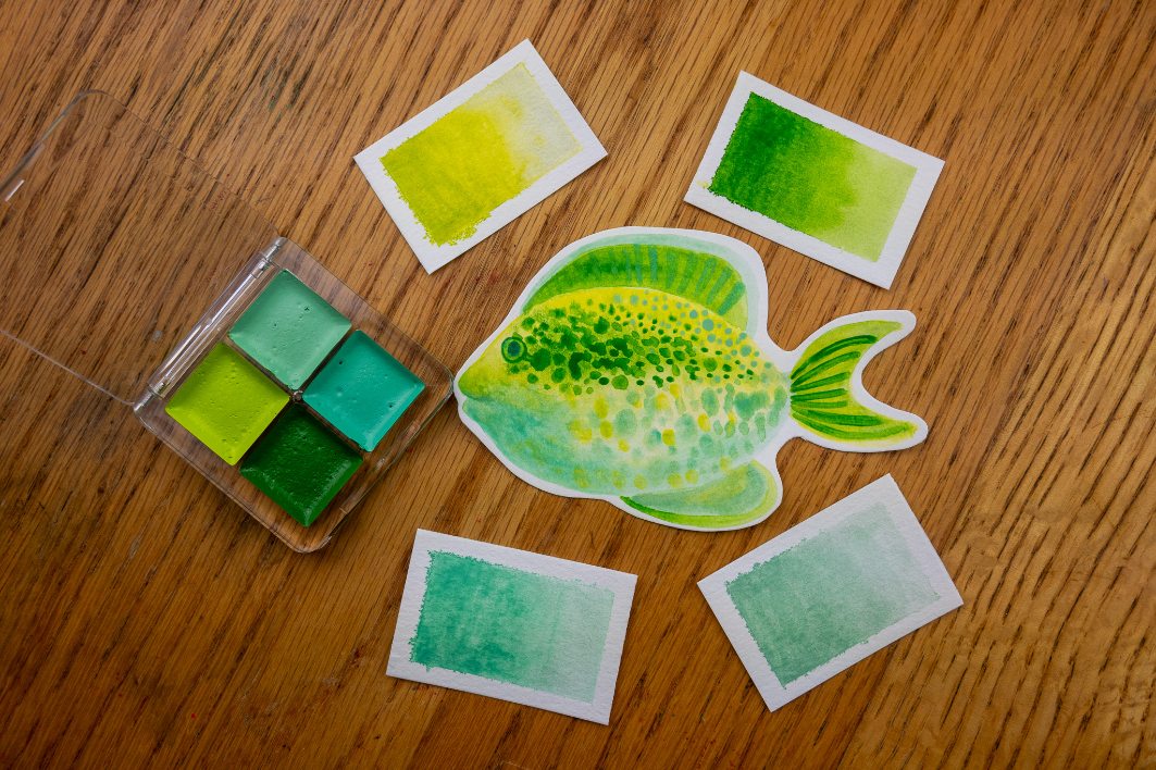 Peppermint Mambo ~ Watercolors Paints set
