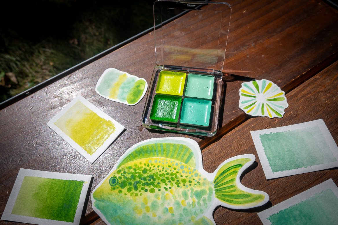Peppermint Mambo ~ Watercolors Paints set