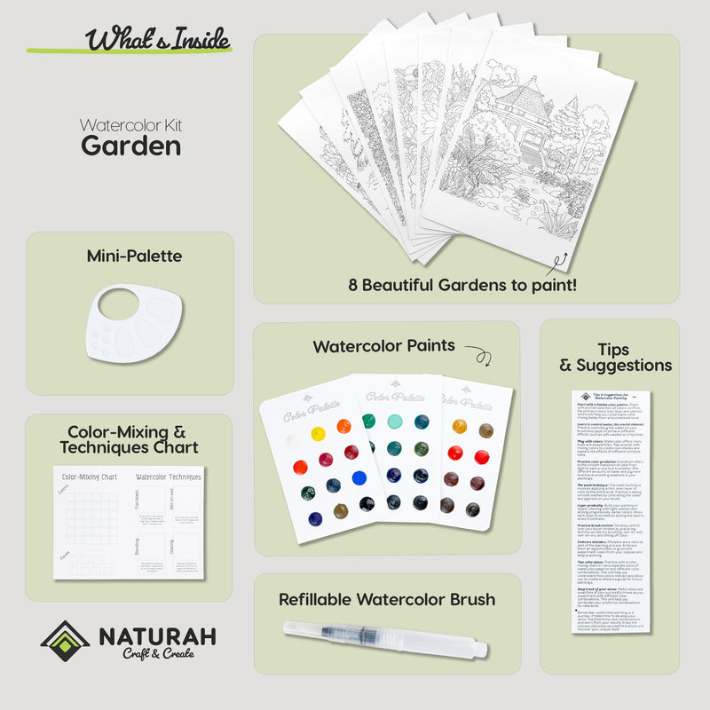 Garden WaterColor Set