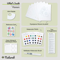 Flowers WaterColor Kit
