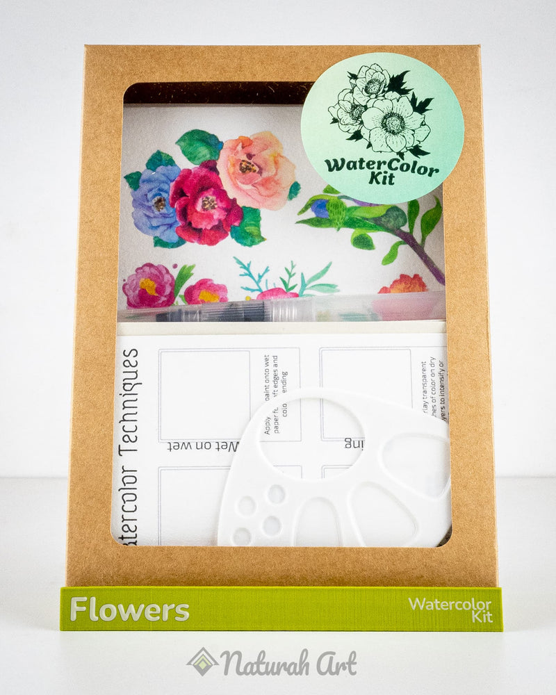 Flowers WaterColor Kit