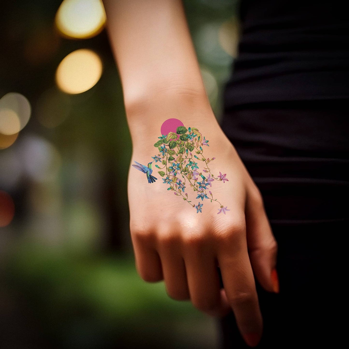 Artisan Flowers Temporary Tattoos