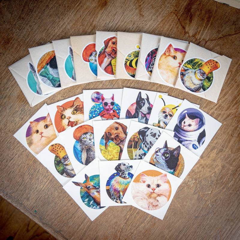 Animals Temporary Tattoos (14 Set)