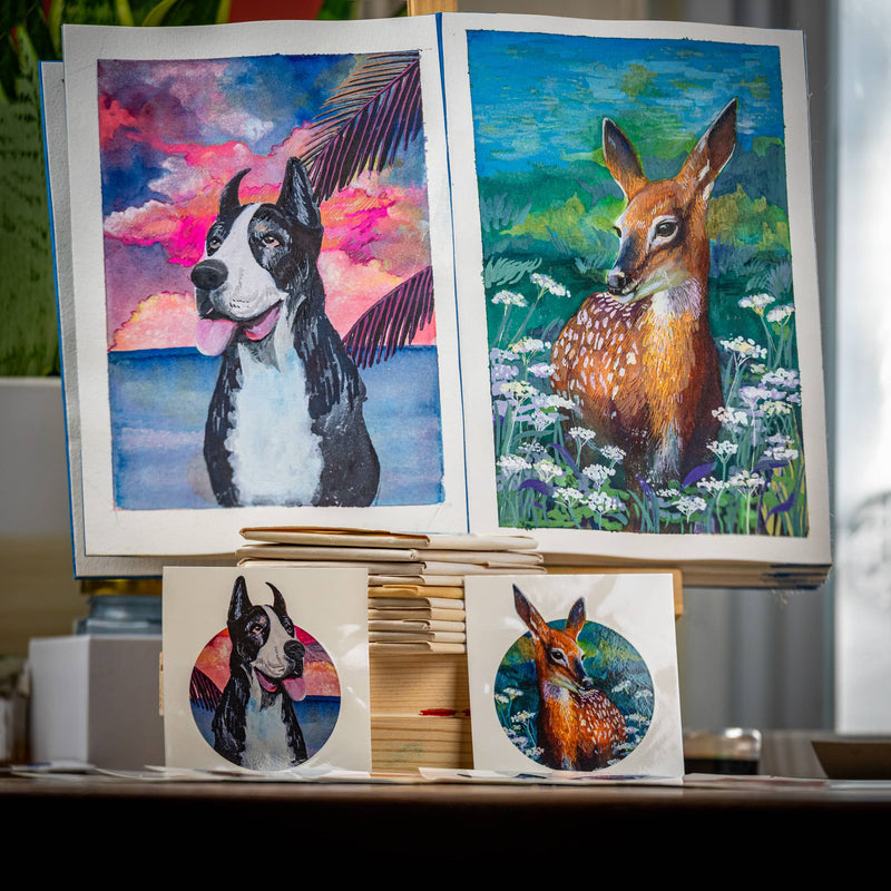 Animals Temporary Tattoos (14 Set)