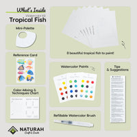 Tropical-Fish WaterColor Kit
