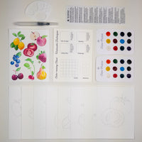 Fruits & Veggies Watercolor Set