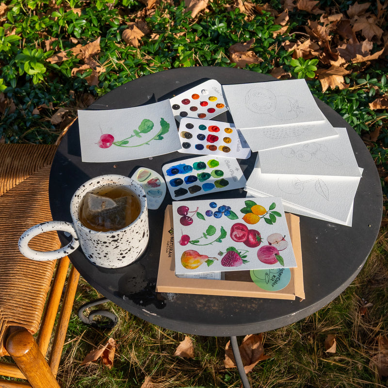 Fruits & Veggies Watercolor Set