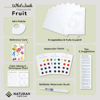 Fruits & Veggies Watercolor Set