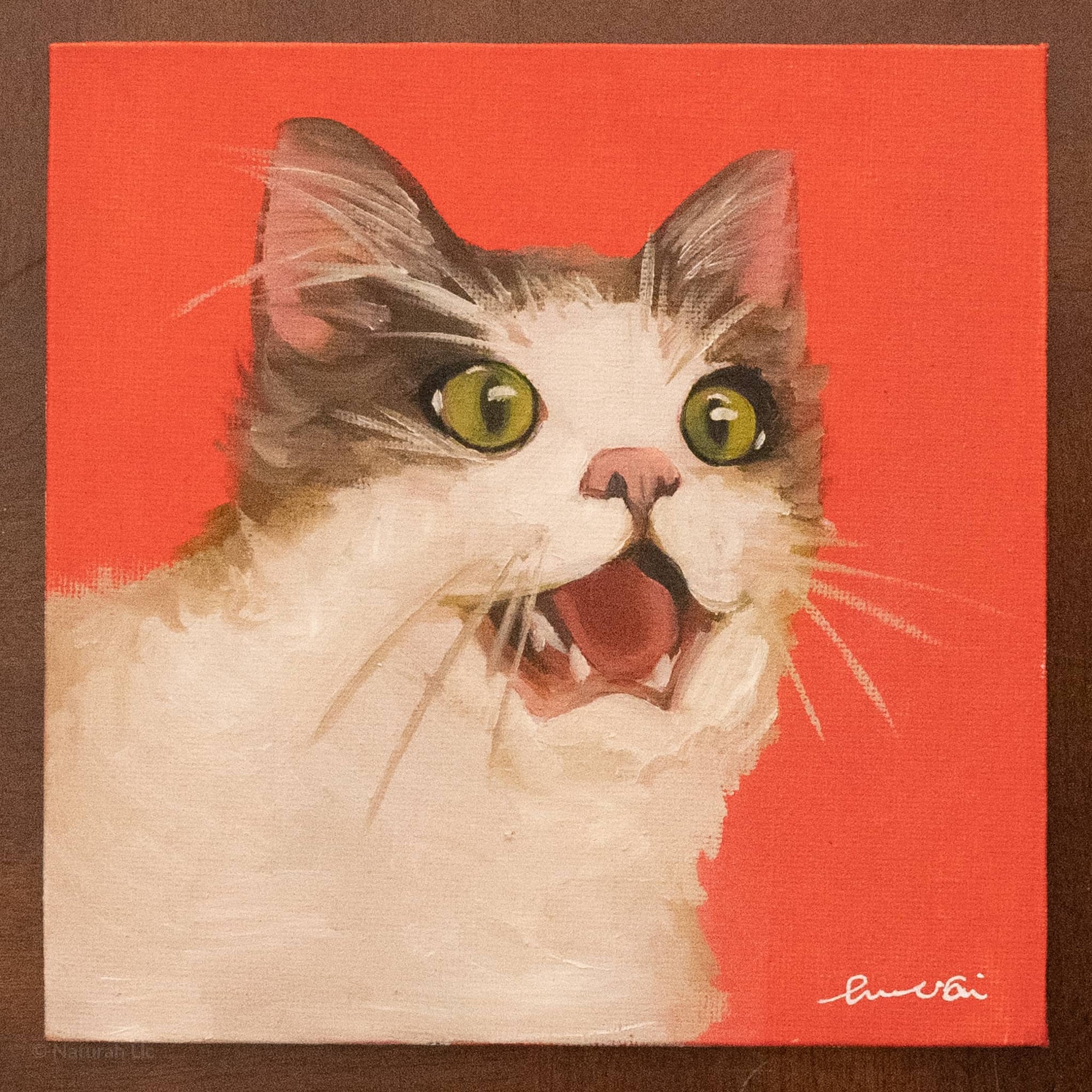 Custom Pet Portrait ~ 6x6"