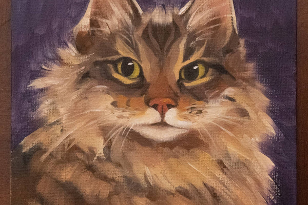 Custom Pet Portrait ~ 8x8"