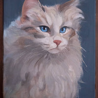 Custom Pet Portrait  ~ 9x12"
