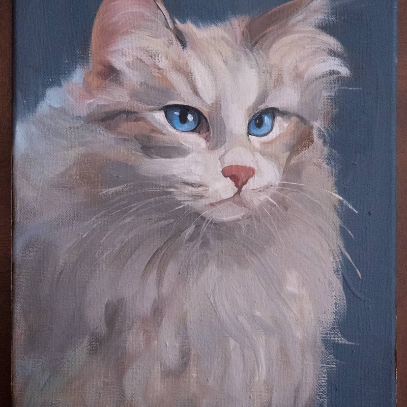 Custom Pet Portrait  ~ 9x12"